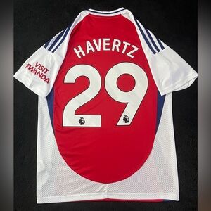 Havertz #29 Arsenal Home Jersey home 2025 Small white red